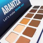 Paleta de Pigmentos y Pomadas para cejas Arantza
