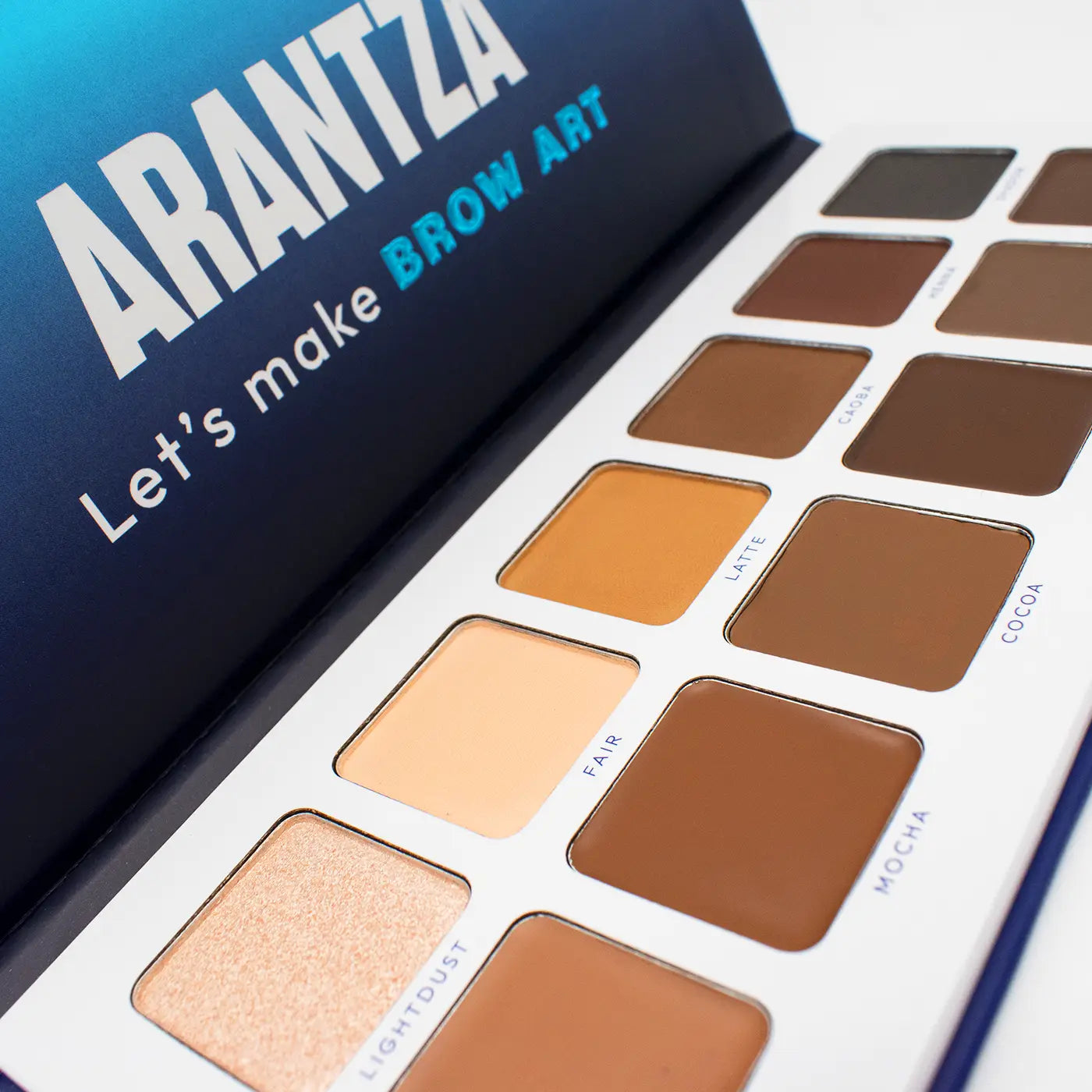 Paleta de Pigmentos y Pomadas para cejas Arantza