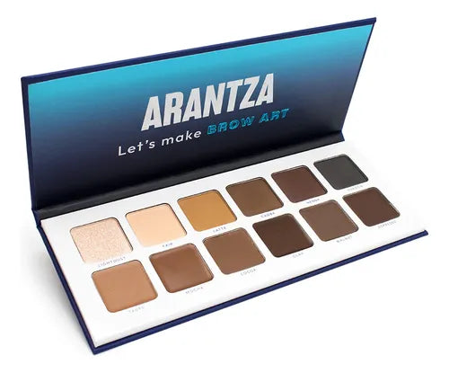 Paleta de Pigmentos y Pomadas para cejas Arantza