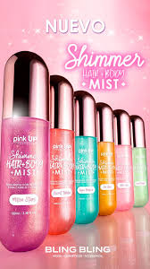 Shimmer hair + body mist